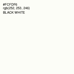 #FCFDF6 - Black White Color Image